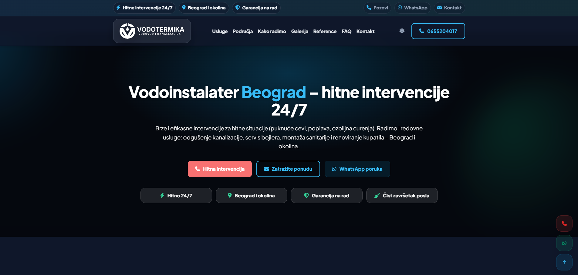 Vodotermika case study