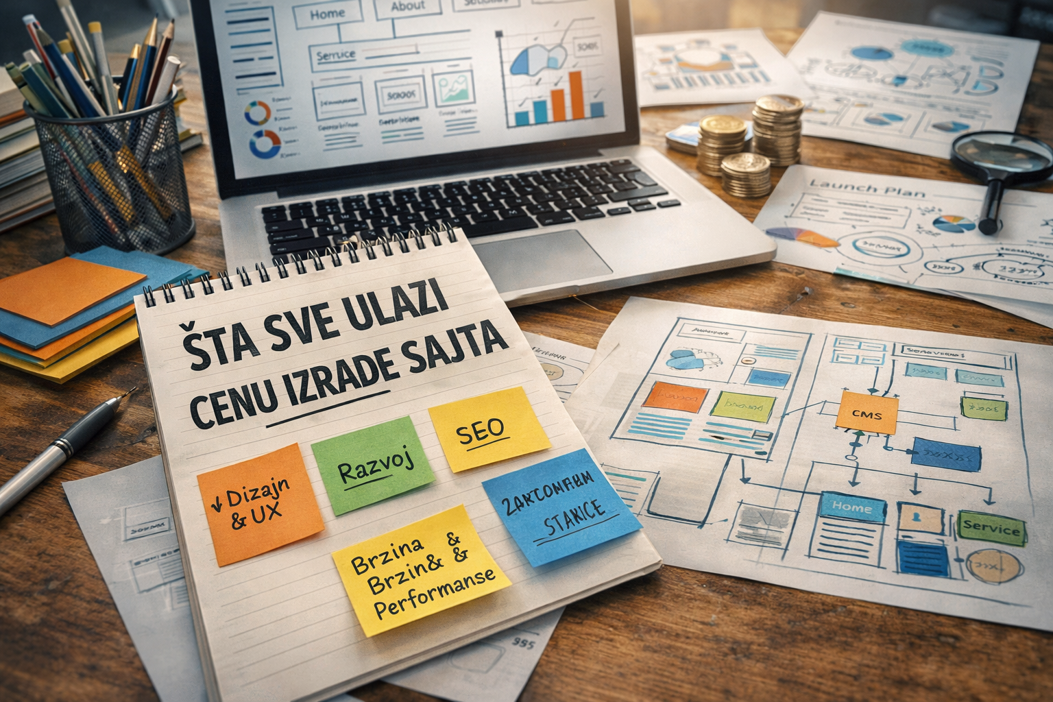 Šta sve ulazi u cenu izrade sajta