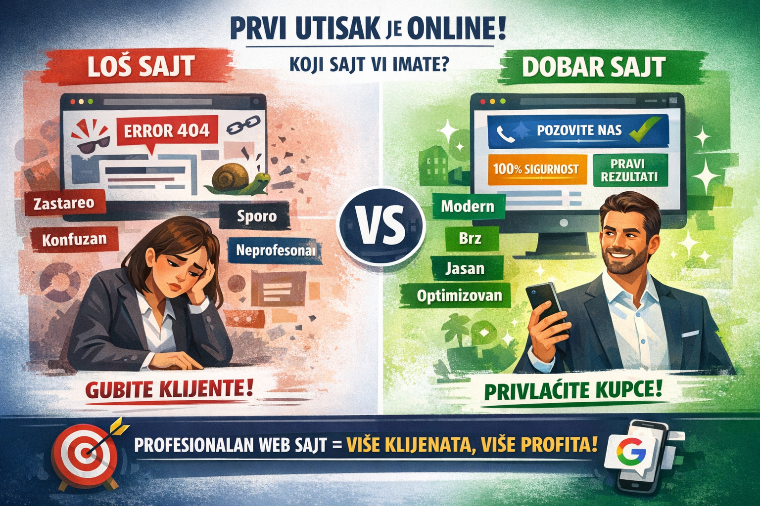 Zašto svaki mali biznis u 2026. mora da ima profesionalan web sajt